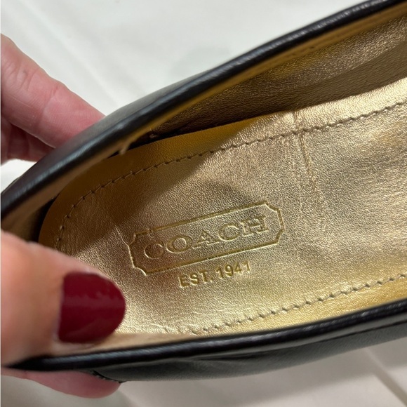 Coach Eileen brown leather Loafers Horsebit Buckle Slip On Shoes Womens Size 6.5 - Picture 7 of 9